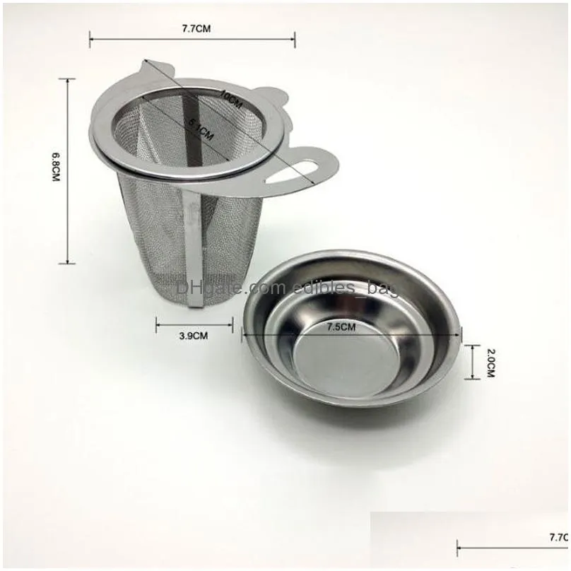 tea mesh infuser reusable tea strainer teapot stainless steel loose tea leaf filter drinkware teaware zc08592441232