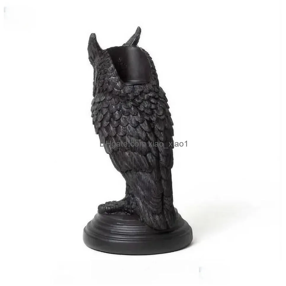 crafts arts and crafts halloween gothic candlestick decoration resin home decoration antique crafts decoration gift dhsuu