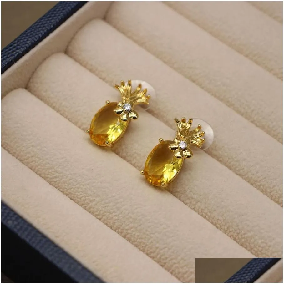 Stud Luxury Tassel Pearl Ear Studs Celebrity Female Fashion Personality Round Earrings Brass18K Gold Plated Star High-Quality Women C Dhzgc