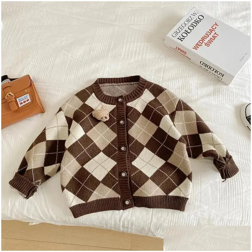 Pullover Toddler Baby Sibling Matching Outfit Brother Sister Outfits Clothes Family Coat Sweater Vest 231113