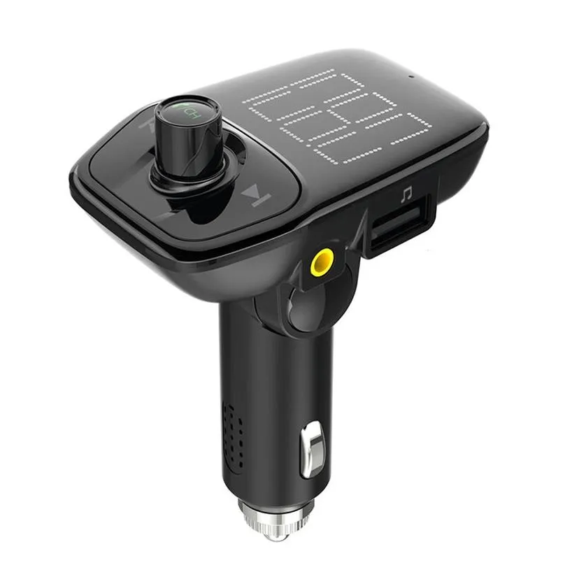 Hands Bluetooth Car Kit FM Transmitter Bluetooth Car MP3 Player Cigarette Lighter Dual USB Charger6827611