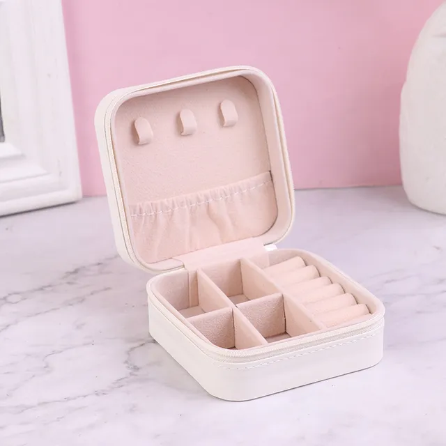 new jewelry organizer display storage box travel earrings necklace ring holder jewelry case boxes