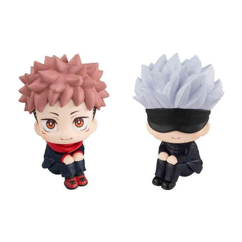 Action & Toy Figures Jujutsu Kaisen Figurine Cute Gojo Satoru Itadori Yuji Look Up Pvc Action Figure 220118 Drop Delivery Toys Gifts A Dhxwq