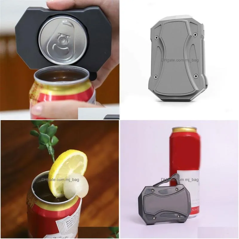 Openers Go Swing Can Powerf Canned Beverage Bottle Opener Easy Fast Opening Drop 201208 Drop Delivery Home Garden Kitchen, Dining Bar Dhrjf