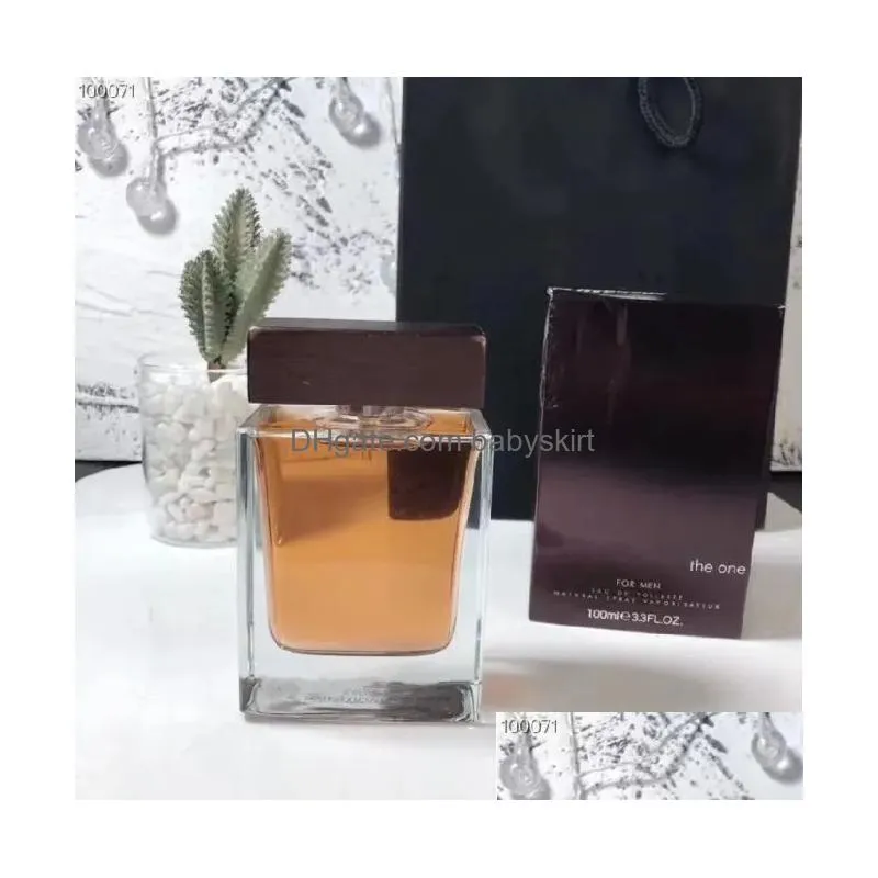 Fragrance Factory Direct Men Per 100Ml The One Edp Fragrance Good Smell Long Time Lasting Cologne High Quality Fast Ship Drop Delivery Dhiar