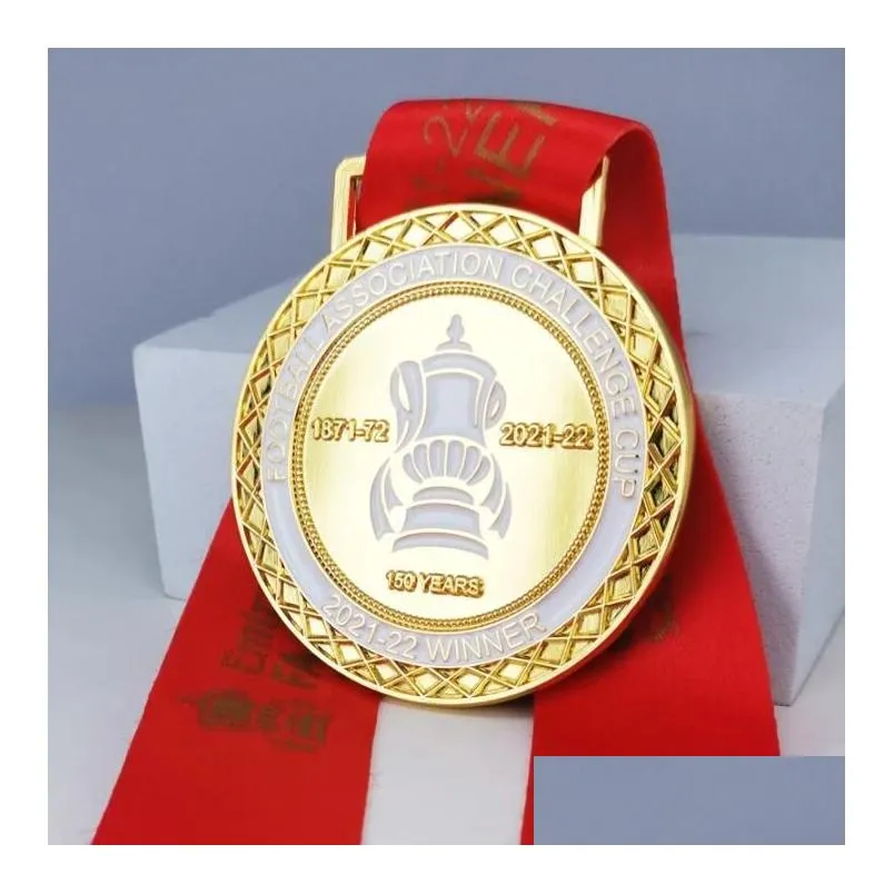 FA Cup 2022 Winner Medal EFL Carabao Gold 2019/2010 Soccer Champions Winners Collectable for Football Fans