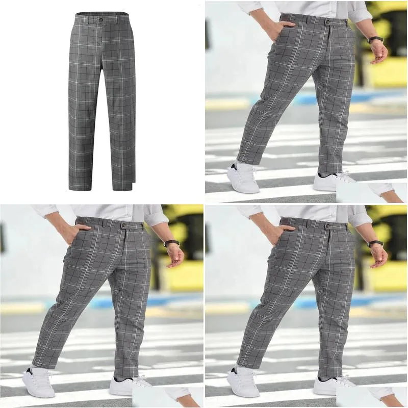 Men`s Pants Mens Cargo Relaxed Fit Sport Jogger Sweatpants Drawstring Outdoor Trousers With Pockets