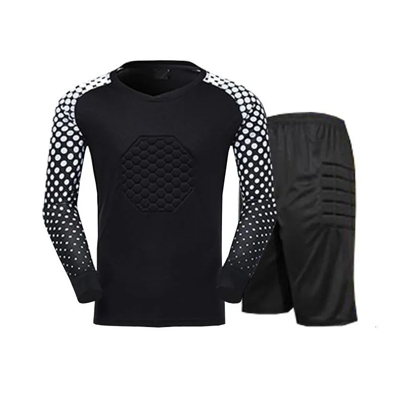 Goods Other Sporting Goods Kids Men Soccer Goalkeeper Uniform Men`s Soccer Jerseys Sets Children`s Football Goalkeeper Doorkeepers