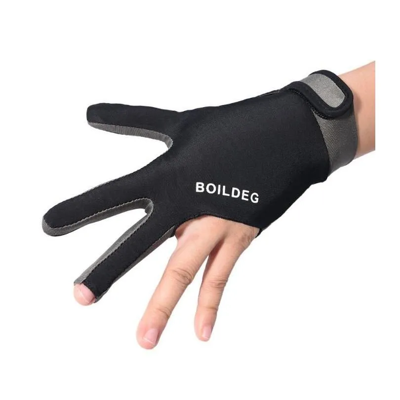 Billiard Gloves ThreeFive Fingers Men and Women Fingerless Gloves Billiards Supplies Left and Right Hands Can Wear Breathable