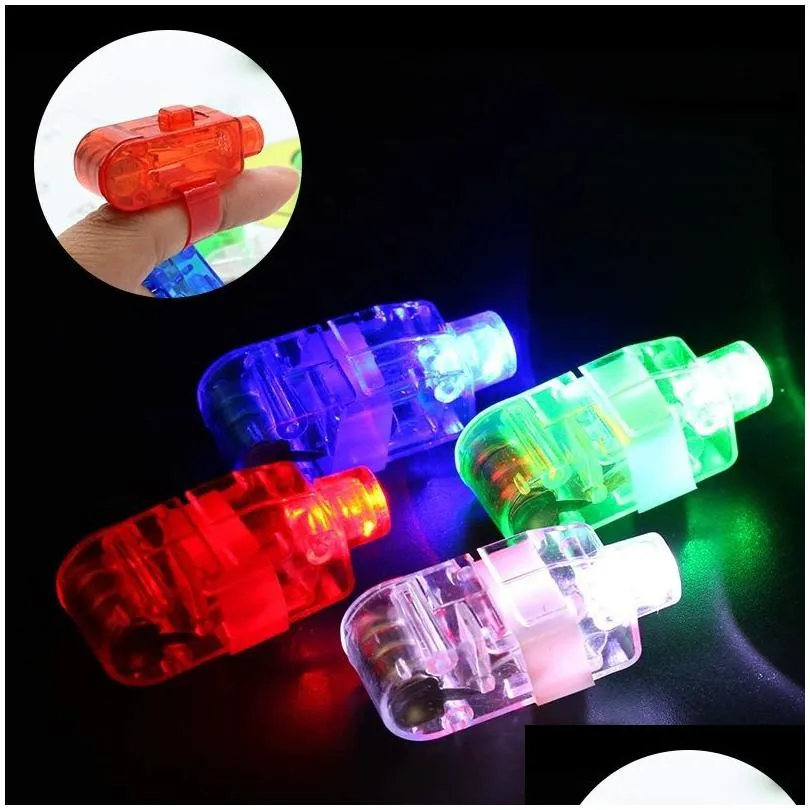 mini led finger lights small size toy night lights whole pull on off laser