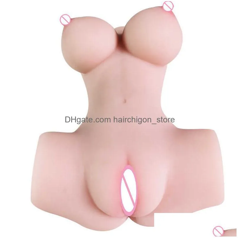 other health beauty items real pussy half body silicone doll ass breast with lifelike vagina male masturbator butt anal for men adult product