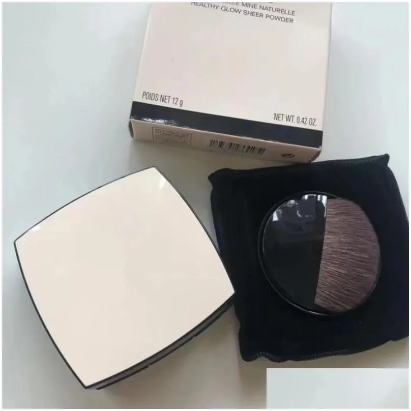 Brand Face Powder Makeup Foundation Pressed Matte Natural Make Up Facial Easy To Wear Setting Powder