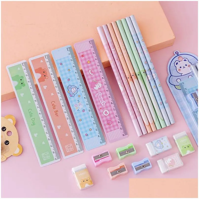 wholesale 61 childrens day gift girl learning supplies set gift box gift pack elementary school pencil stationery