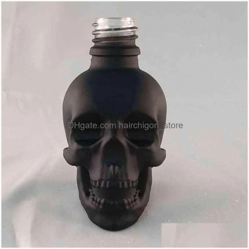 30ml skull shape glass dropper bottle for e-juice head glass eliquid dropper bottle glass dropper bottle jars vials with pipette