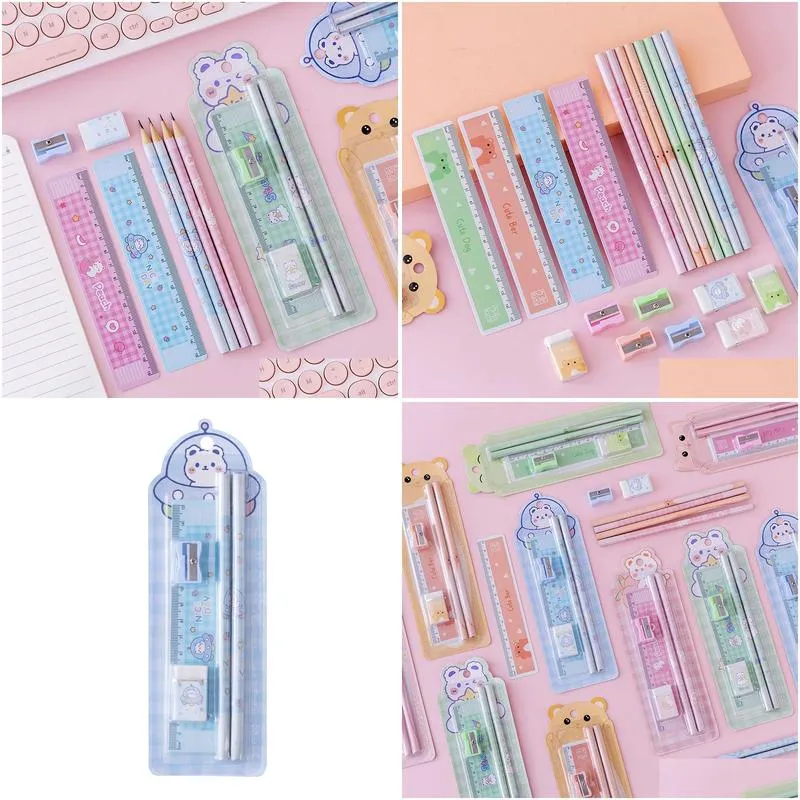 wholesale 61 childrens day gift girl learning supplies set gift box gift pack elementary school pencil stationery