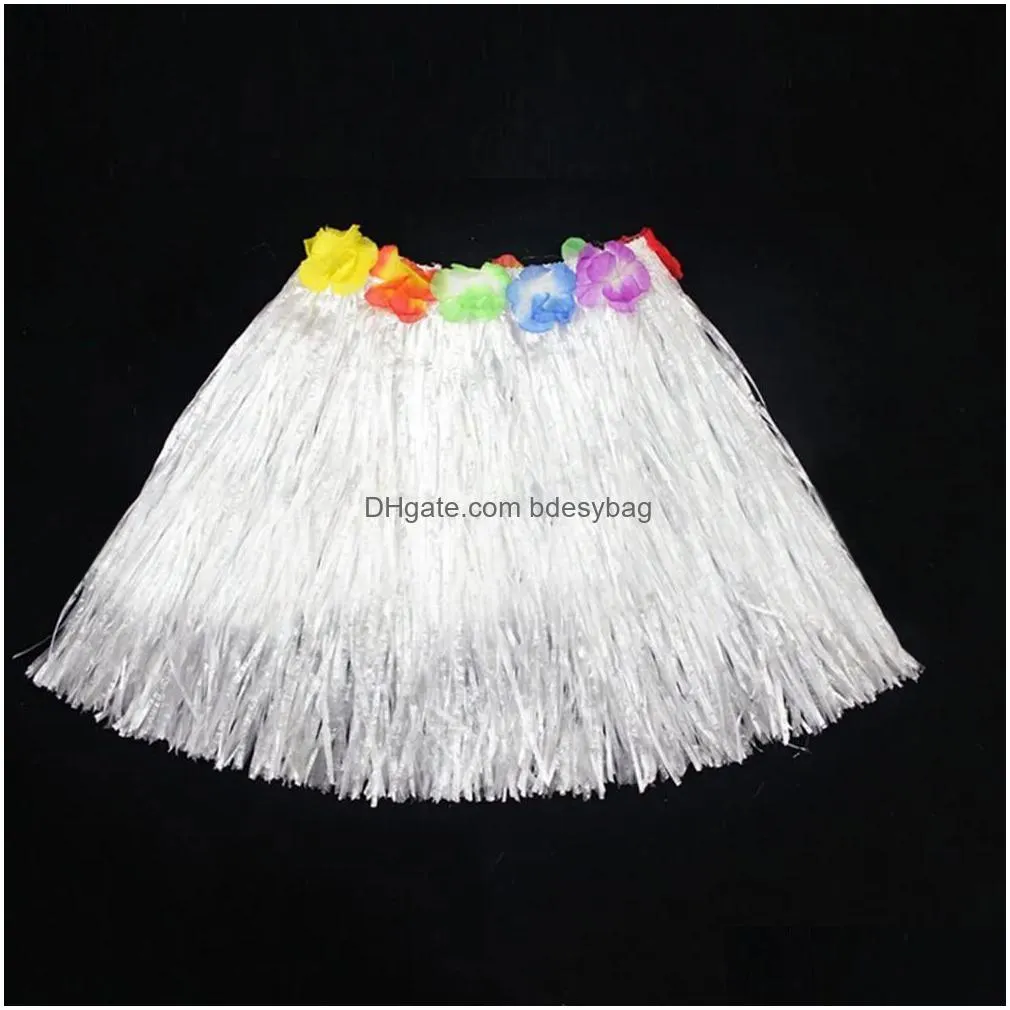 Party Decoration Party Grass Skirt Women Fashion Hawaii Dance Show Performance Skirts Bar Club Ha Ss0118 Drop Delivery Home Garden Fes Otesk
