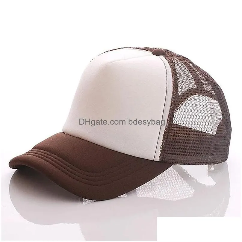 Party Hats Home Summer Trucker Caps Adt Mesh Blank Hats Snapback Women And Mentoddler Cap Party Fy0264 Ss0220 Drop Delivery Home Garde Otqe3