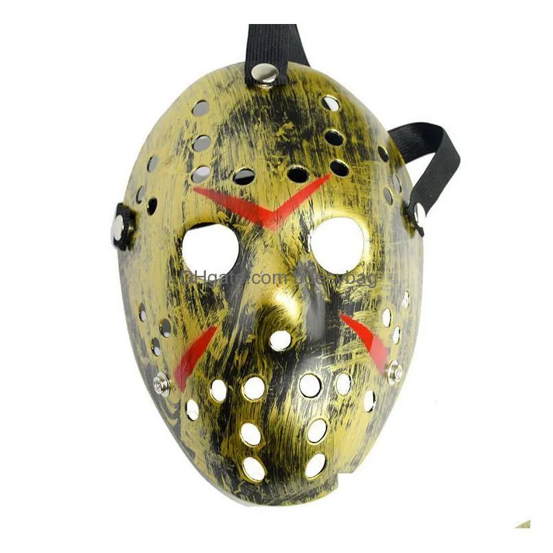 Party Masks Masquerade Party Masks Jason Voorhees Mask Friday The 13Th Horror Movie Hockey Scary Halloween Costume Cosplay Plastic Fy2 Othbu