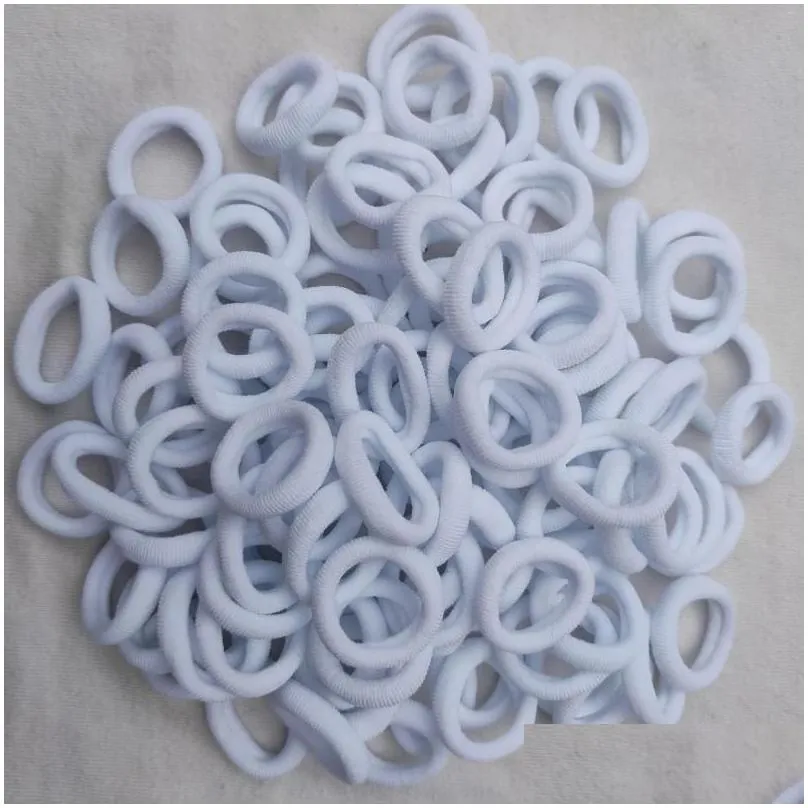 Hair Accessories 500Pcs Scrunchies Bands Baby Elastics Girls Headwear Drop Delivery Otasy