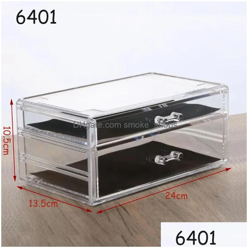 food savers storage containers acrylic organizer for cosmetics makeup clear cosmetic box drawers jewelry mask holder stackable 230307