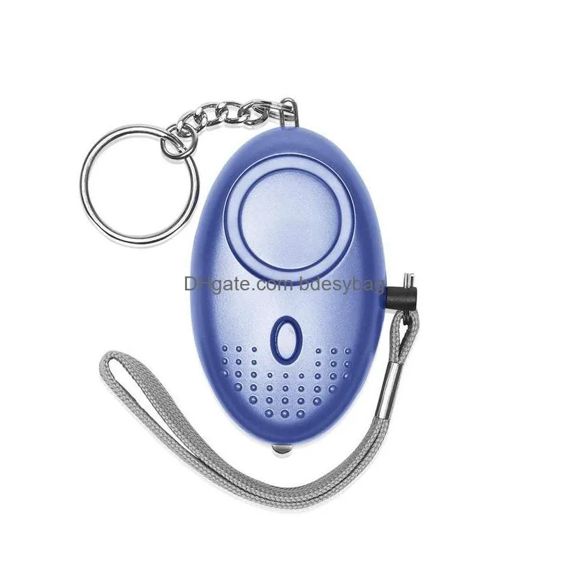 Party Favor New 130Db Egg Shape Self Defense Alarm Girl Women Security Protect Alert Personal Safety Scream Loud Keychain Ss0112 Drop Otabg
