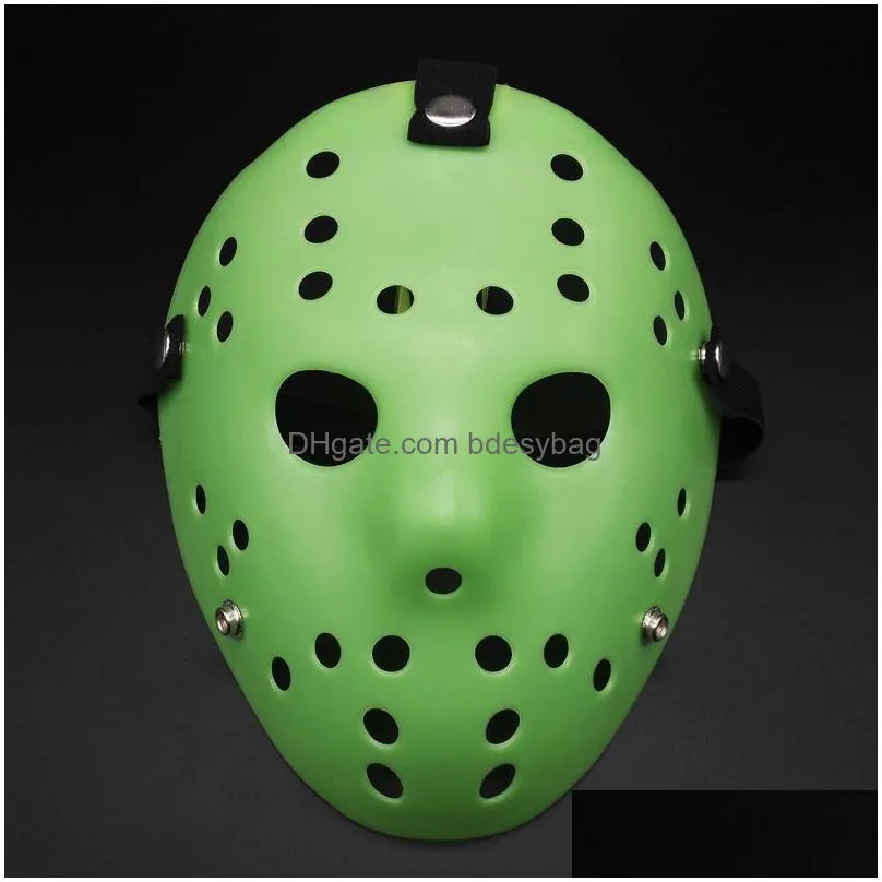Party Masks Masquerade Party Masks Jason Voorhees Mask Friday The 13Th Horror Movie Hockey Scary Halloween Costume Cosplay Plastic Fy2 Othbu