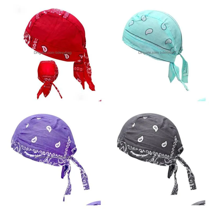 Towel Hip Hop Headband Pirate Hat Summer Outdoor Cycling Cap Cotton Kerchief Ss0412 Drop Delivery Home Garden Home Textiles Otwho