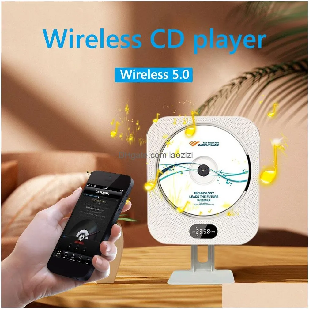 cd player draagbare cd speler bluetooth ser hifi stereo netwerk muziekspeler fm radio wall mount infrarood afstandsbediening 230829