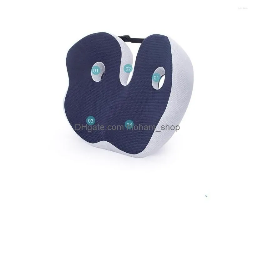 pillow pillow buttock pad memory foam sit bone relief seat for bulower back hamstrings hips ischial tuberosity reduce fatigue chair