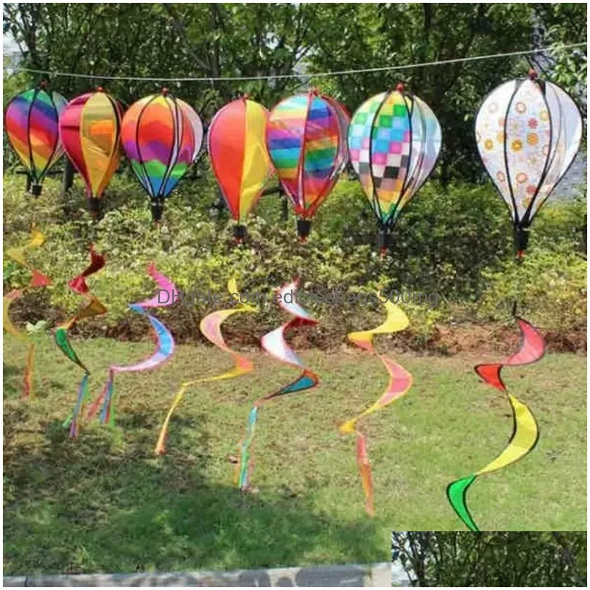 air balloon windsock decorative outside yard garden party event decorative diy color wind spinners 