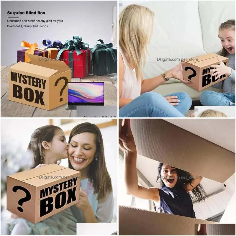  lucky bag mystery boxes there is a chance to open game controller mobile phone cameras drones game console smart watch earphone more