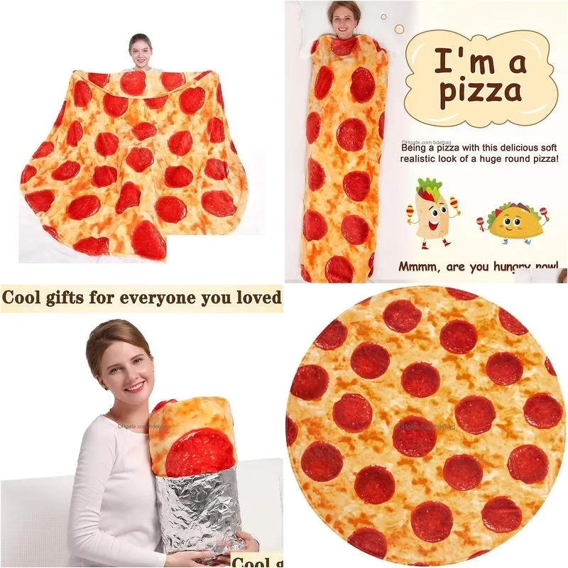 blankets blankets pizza blanket novelty realistic pizza food blanket for kids adult soft pepperoni pizza blanket funny gifts for teen boy