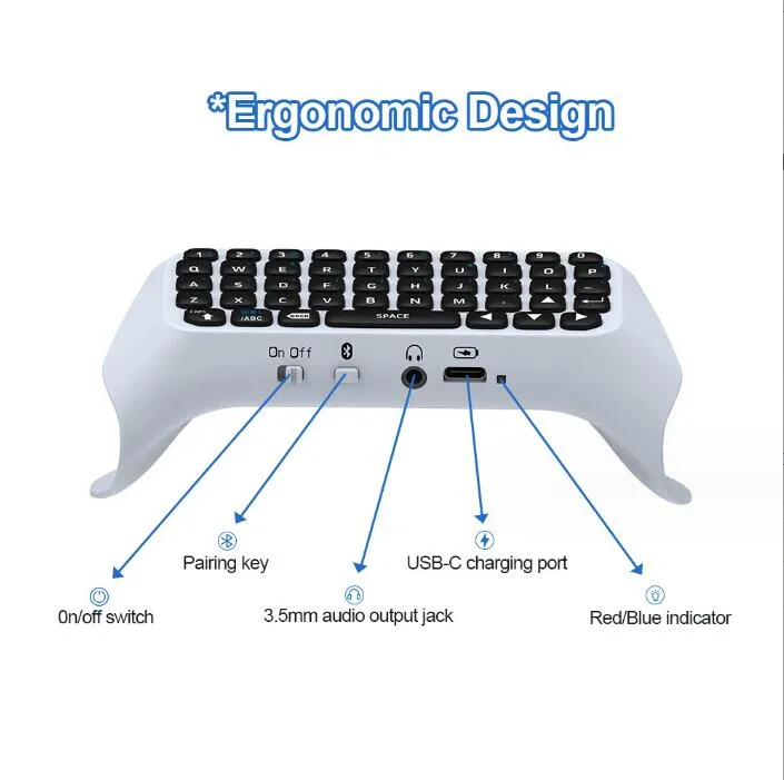ps5 controller bluetooth wireless keyboard ps5 bluetooth external keyboard ps5 controller chat voice bluetooth keyboard