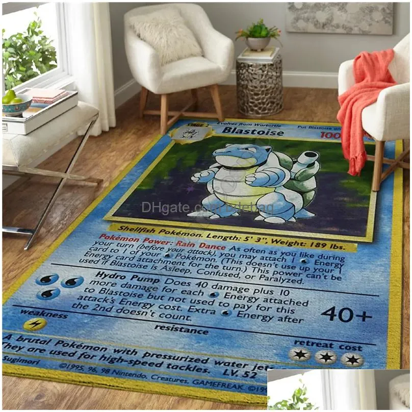 carpets anime character introduction area rug 3d all over printed nonslip mat dining room living room soft bedroom carpet 09 220504