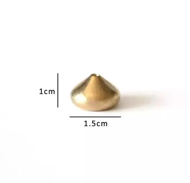 Water Drop Shape Incense Stick Holder Brass Small Censer Accessories Mini Copper Stick Holder Home Decor FY5849 1101