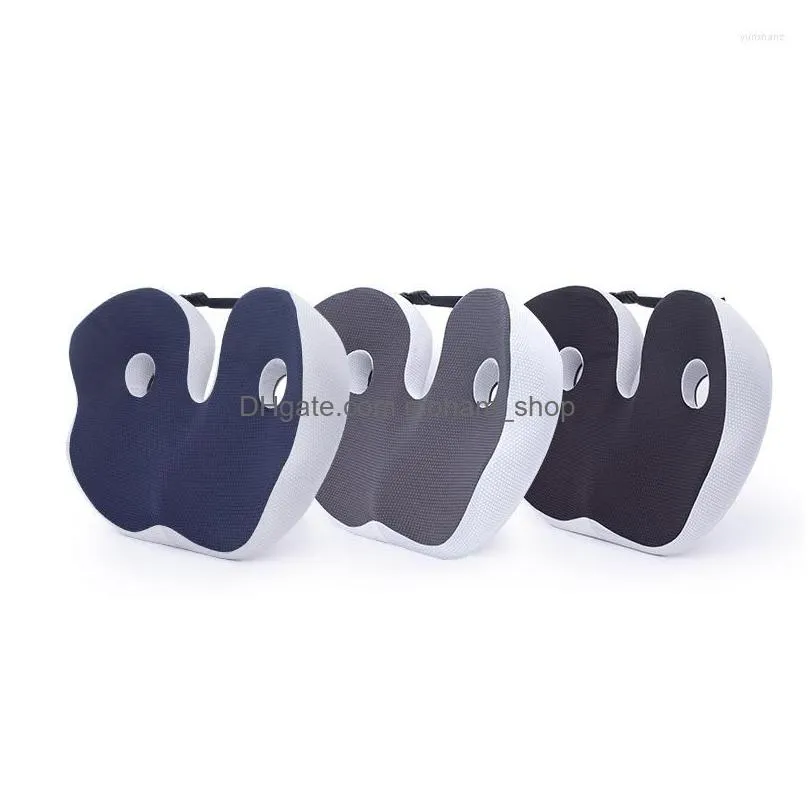 pillow pillow buttock pad memory foam sit bone relief seat for bulower back hamstrings hips ischial tuberosity reduce fatigue chair