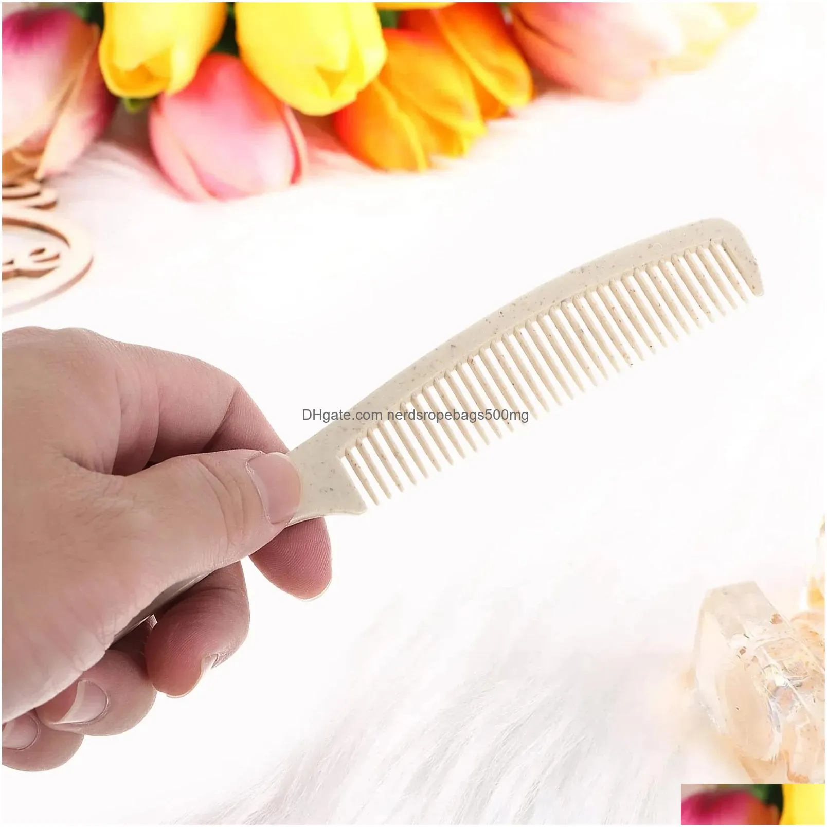 Disposable Comb 50 Sets Bk Combs Beauty Hair El Wedding Plastic Handle Tools Miss 231129 Drop Delivery Dh5Bz