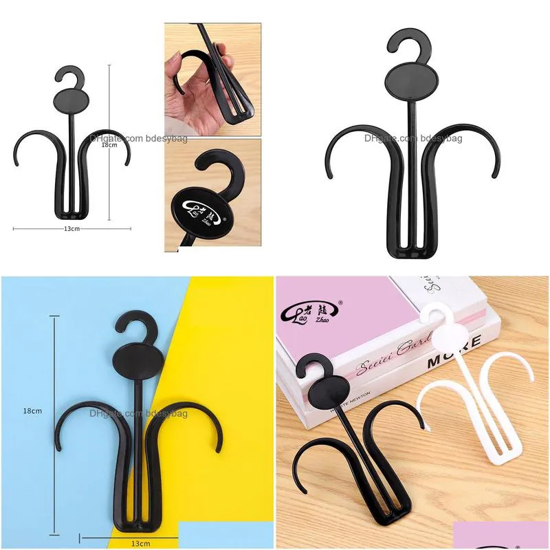 Hooks & Rails Plastic Slippers Hook Supermarket Slipper Shoe Hangers Padded Shoes Sandals Sample Jewelry Drop Delivery Home Garden Hou Dh21F