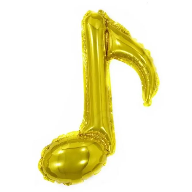 Eighth Note Aluminum Film Balloon Single Tone Dual Tone Cartoon Shape Birthday Party Party Decoration