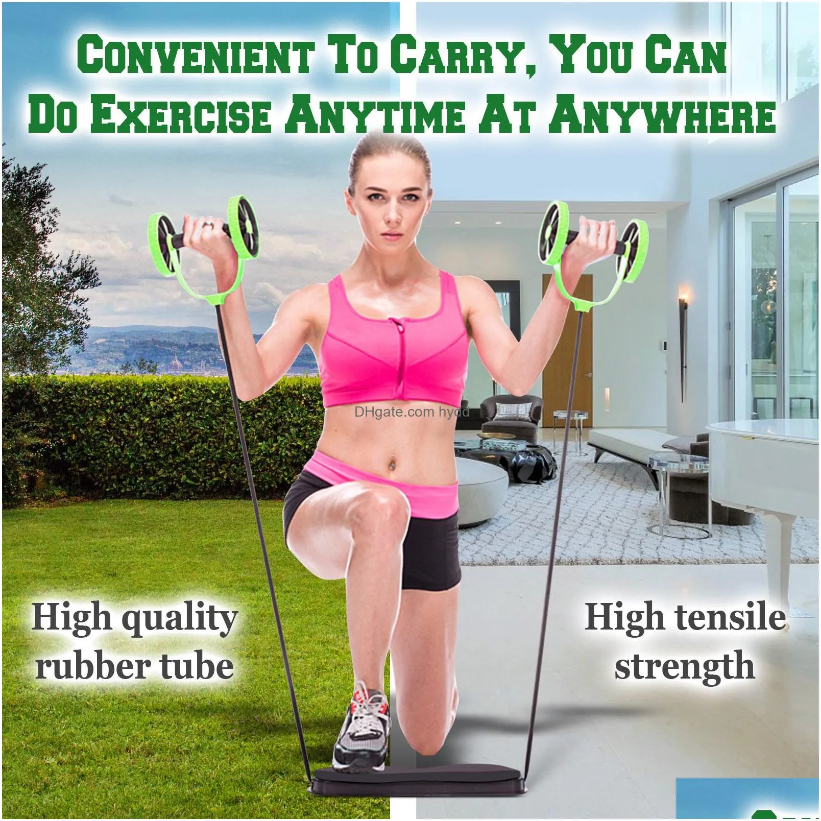 ab wheels roller stretch elastic abdominal resistance pull rope tool abdominal muscle waist stomach exercise trainer