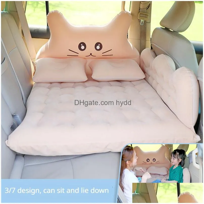 car inflatable bed foldable travel bed car inflatable mattress rear exhaust pad bed seat inflatable cushion sleeping pad