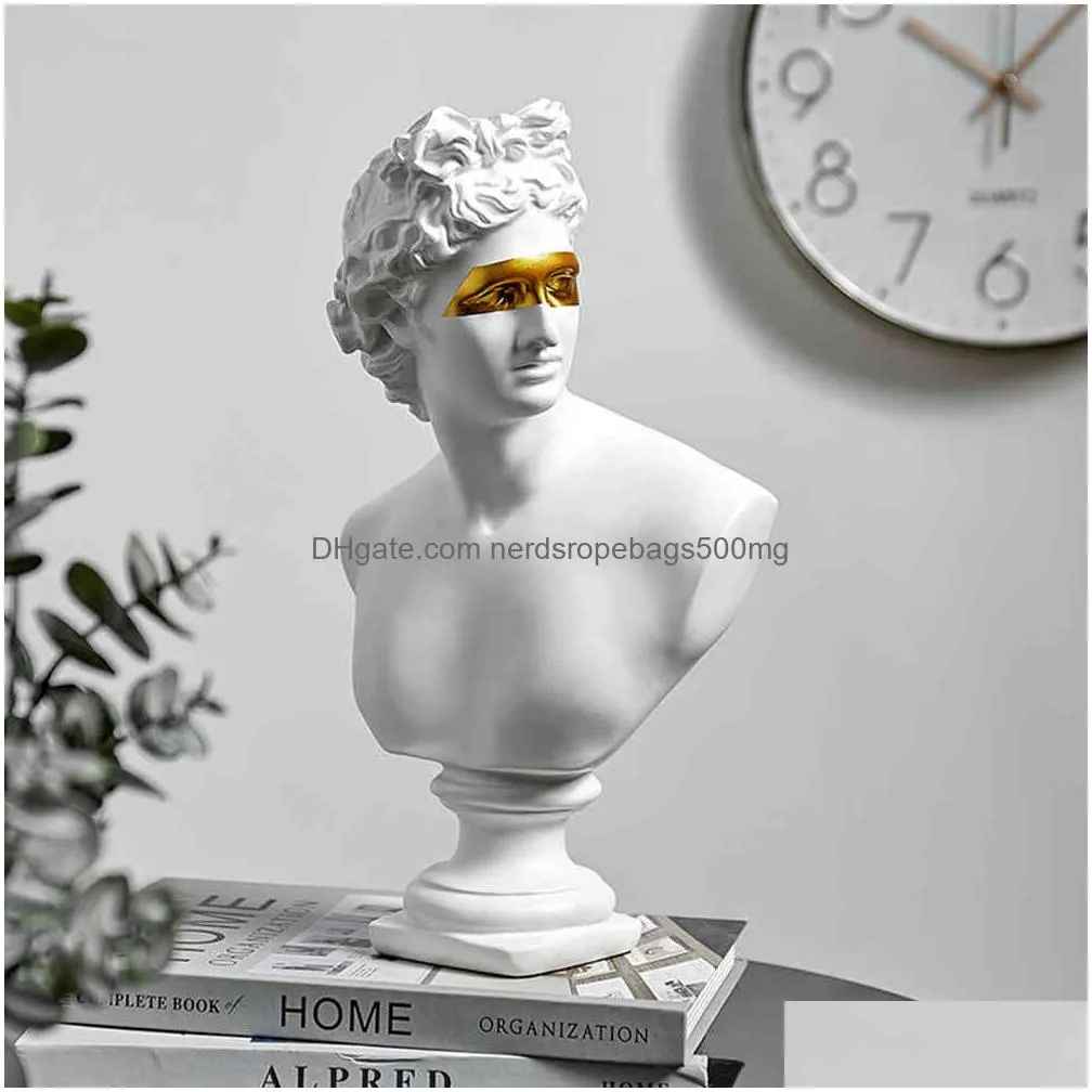 Other Arts And Crafts Europe Abstract Scpture Home Decoration Accessories Resin Statue Modern Statues For Art Decor Sketch Gifts 21032 Dhmnl