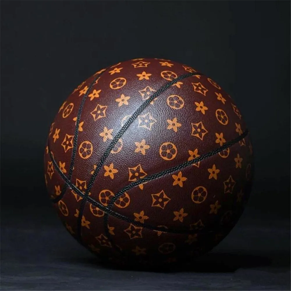 ILIVI Monogram American Football Canvas Basketball baseball ball Soccer Luxury Designer 24K Black Mamba Merch pattern Commemorative PU Balls game Indoor