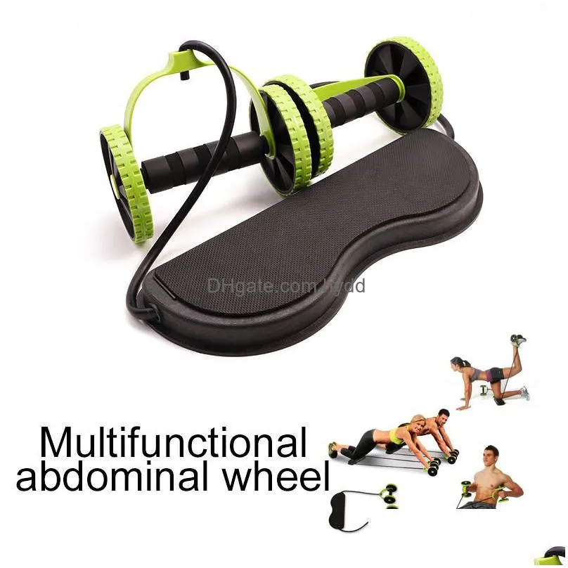 ab wheels roller stretch elastic abdominal resistance pull rope tool abdominal muscle waist stomach exercise trainer