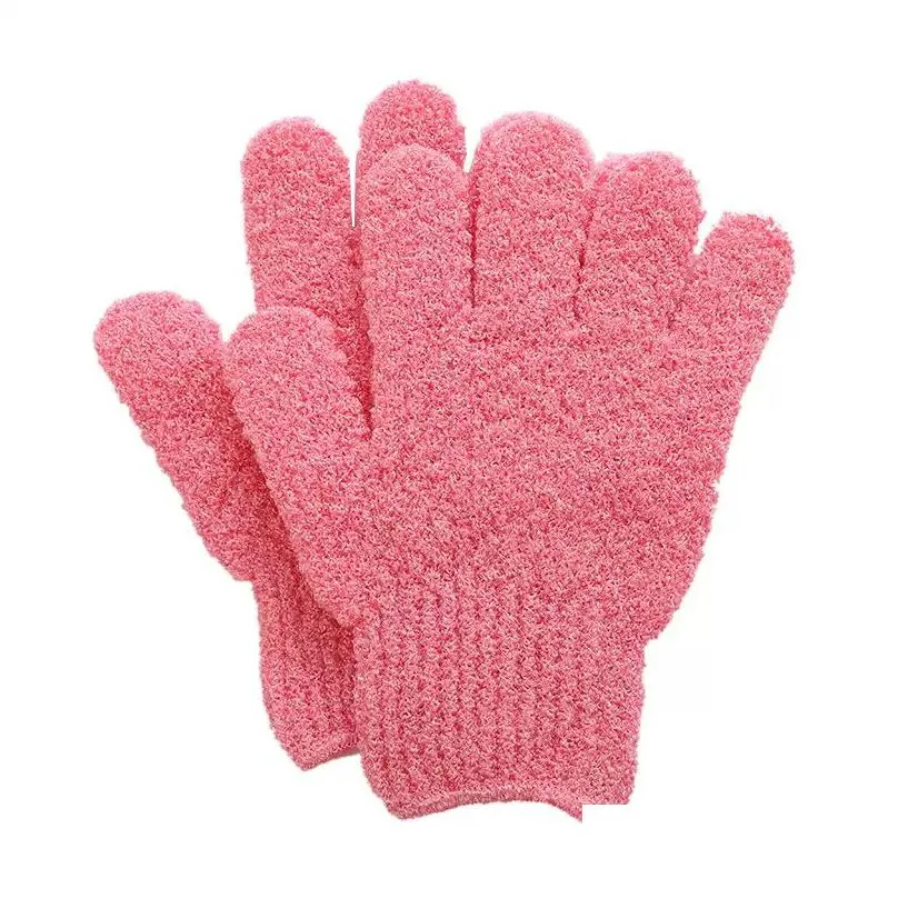 Bath Brushes, Sponges & Scrubbers Moisturizing Spa Skin Care Cloth Bath Glove Brushes Exfoliating Gloves Face Body Bathes Mitten Drop Dhzae