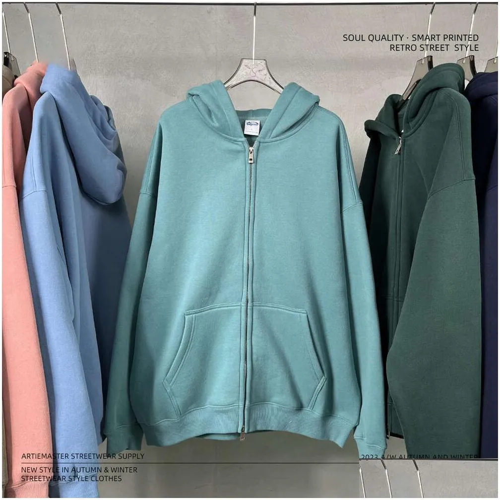 Lu Yoga Uni Fleece Plover Hoodie High Quality 52 Cotton 48 Polyester Fabric Men With Zipper Lememm Drop Delivery Dh9Ar