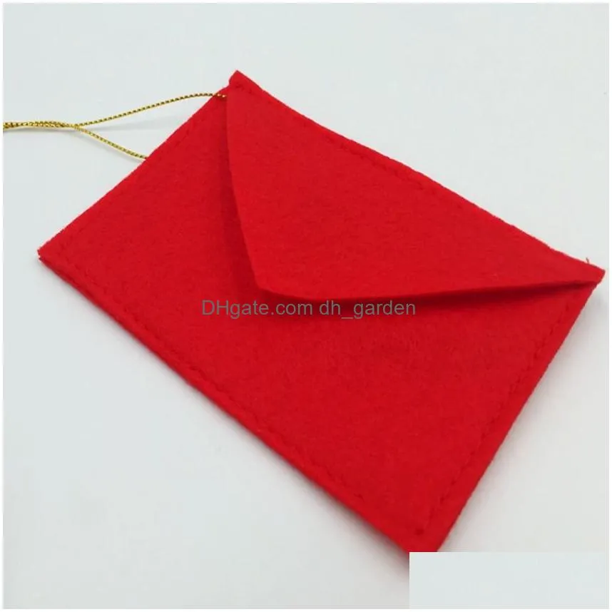 Christmas Decorations Envelopes Christmas Tree Hanging Decorations Candy Cards Festive Party Ornaments Xmas Gifts New Year D Dhgarden Dhbg0