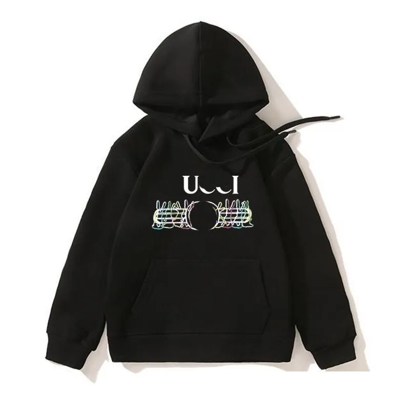 Kid Luxury Sweatshirts Designers Solid Color Hooded For Kids Boys Girls Brand Sweaters Baby Children High Quality Clothing esskids