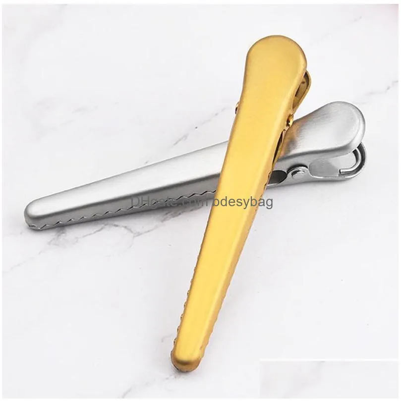 Bag Clips 11.5Cm Long Clips Stainless Steel Jaw Kitchen Food Storage Clip Accessories Chip Bag For Air Tight Seal Grip Lx5478 Drop Del Dhcus