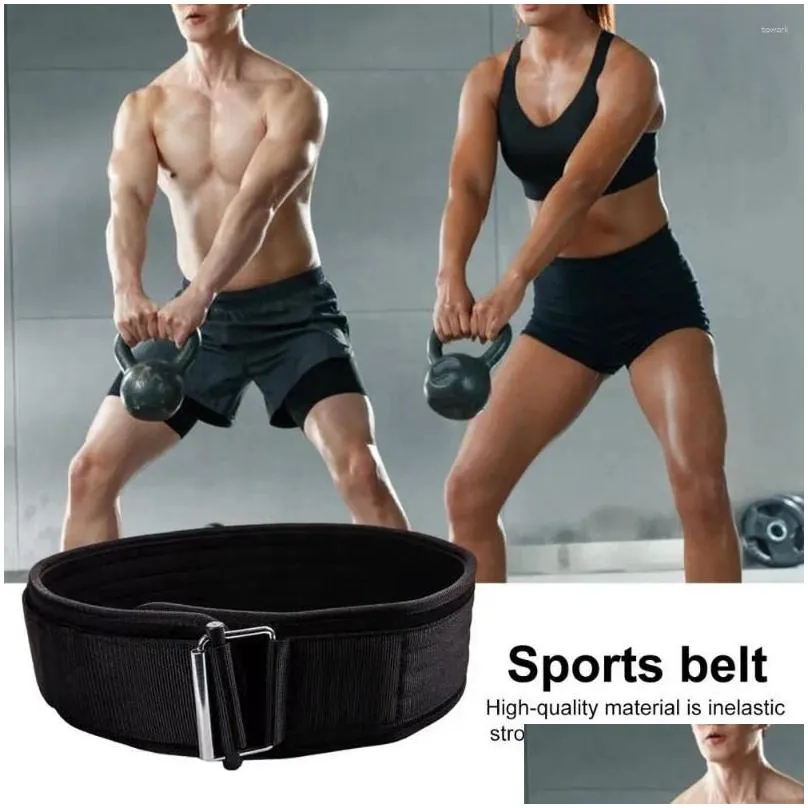 Waist Support Protection Belt Self-locking Buckle Adjustable Quick Locking Weight Lifting For Men Women With Deadlifts